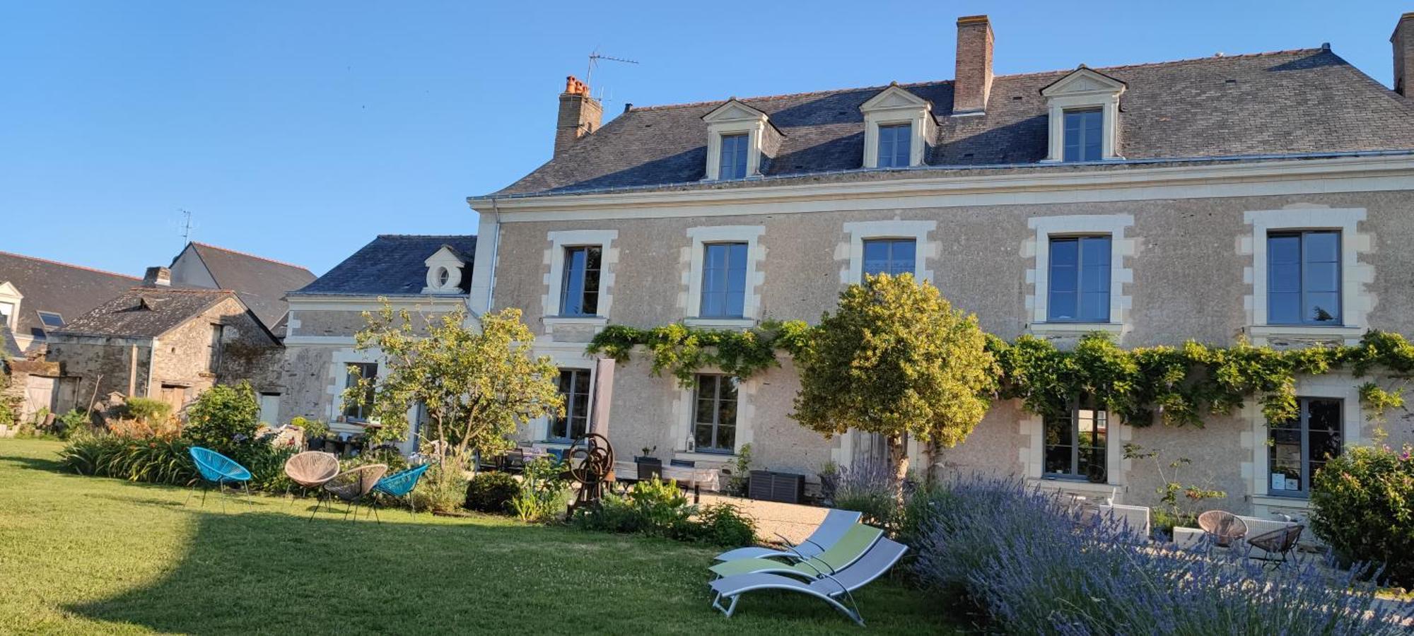 La Demeure De L'Aubance Bed and Breakfast Saint-Mélaine-sur-Aubance Exteriör bild